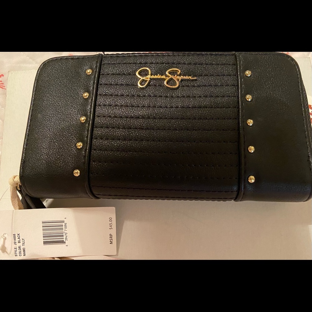 Jessica Simpson black wallet